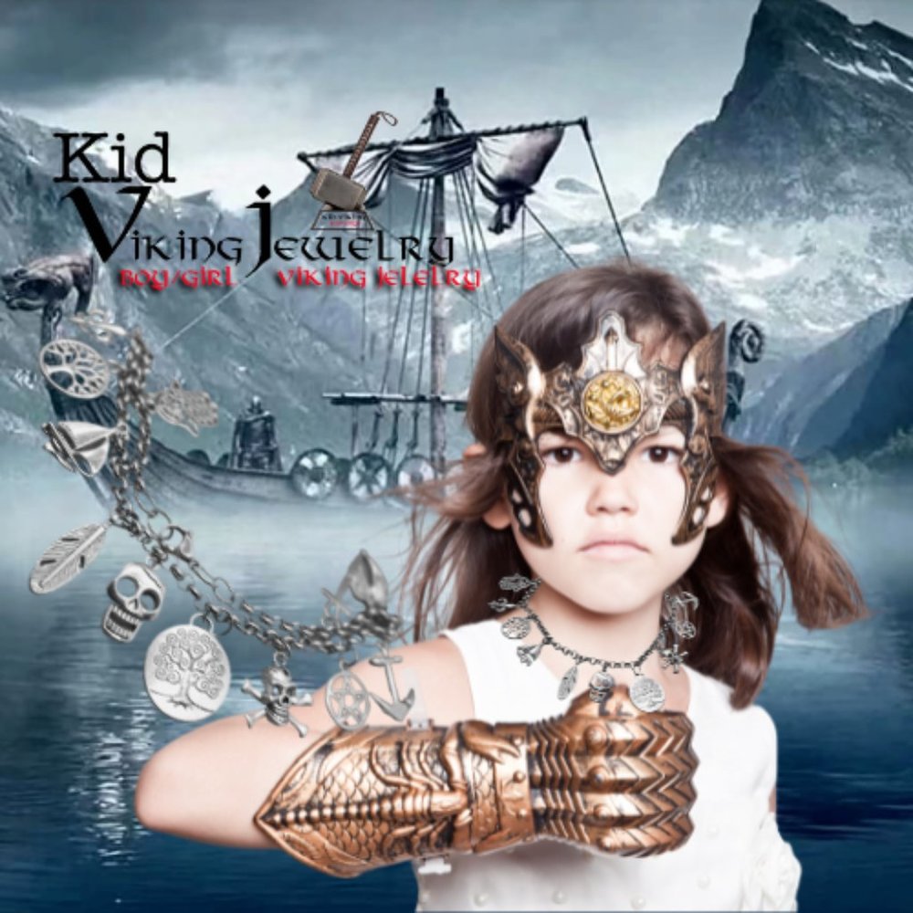 H2H JEWELRY Surgical Stainless Steel 316L Kid's Viking Rolo Chain Necklace